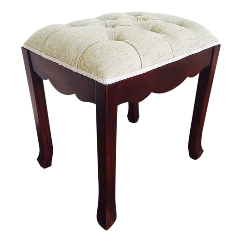 Solid Mahogany Wood Piano Stool