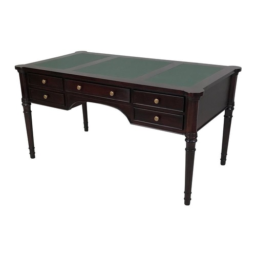 Solid Mahogany Wood Louis Philippe French Writing Desk