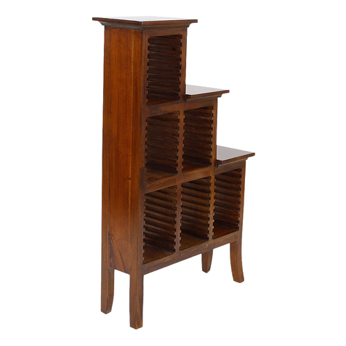 Solid Mahogany Wood CD Rack with 54 CD spaces
