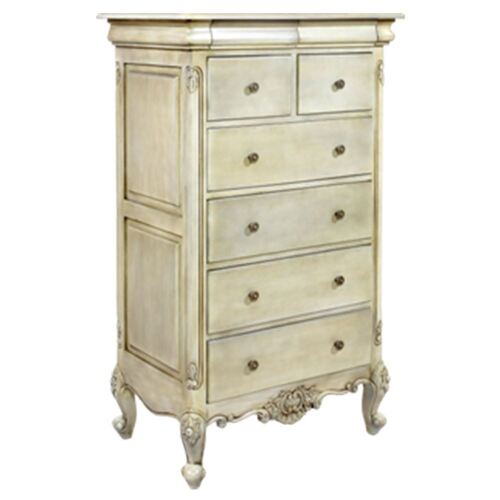 Mahogany Wood Charlotte Chest of Drawers 