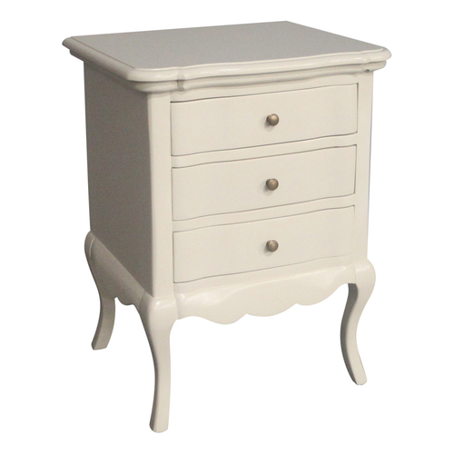 Mahogany Wood Reproduction Bedroom Furniture French Provincial Style Bedside Table 