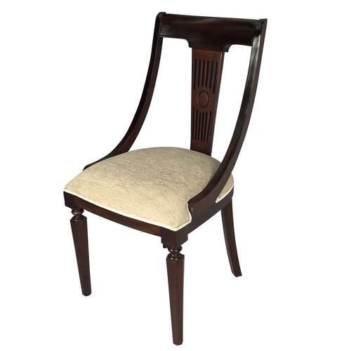 Solid Mahogany Wood Reproduction Style Royal Carver Dining Arm Chair