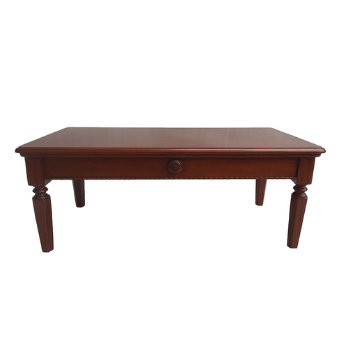 Solid Mahogany Wood Coffee Table 110 cm