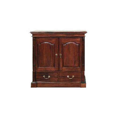 Solid Mahogany Wood TV Stand / Cabinet