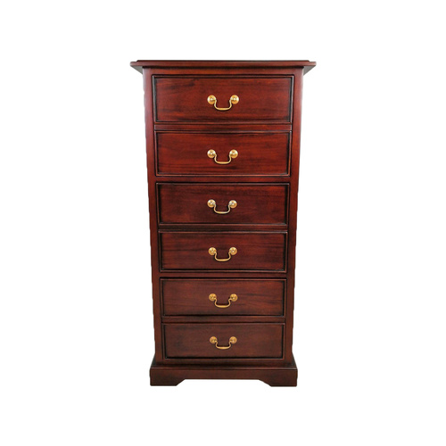 Solid Mahogany Wood Victorian Reproduction 3 Drawers Filing Cabinet
