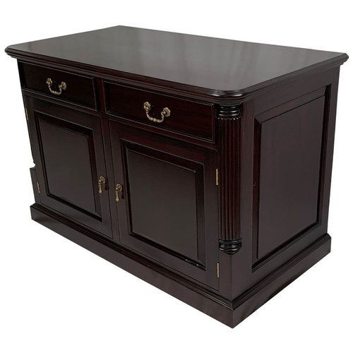Solid Mahogany Wood Office Side Board