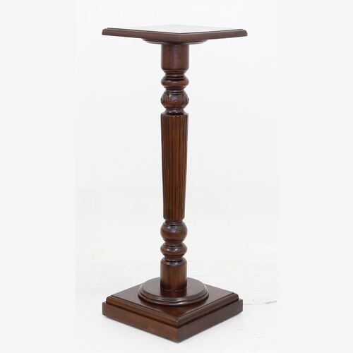 Solid Mahogany Wood Square Plant / Flower Stand