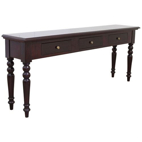 Mahogany Wood Large Elegant Hall Table