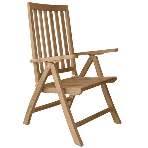 Outdoor Furniture Solid Teak Wood Relax Chair