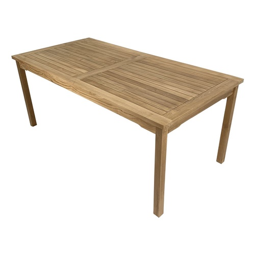 Outdoor Furniture Solid Teak Wood Rectangular Garden Table