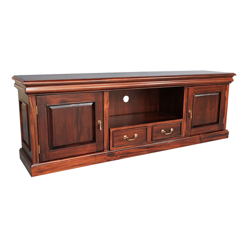 Solid Mahogany Wood Large TV Stand / Cabinet