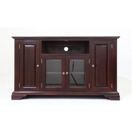 Solid Mahogany Wood Victorian Corner TV Stand / Cabinet