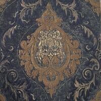 AB-54 Blue Brown Flower main image